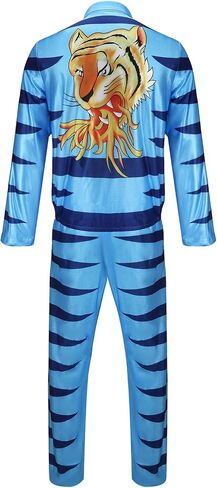 Phil Weston Costume Football Coach Blue Tigers Jacket Kick and Scream Tracksuit Soccer Sportswear Training in Saudi Arabia