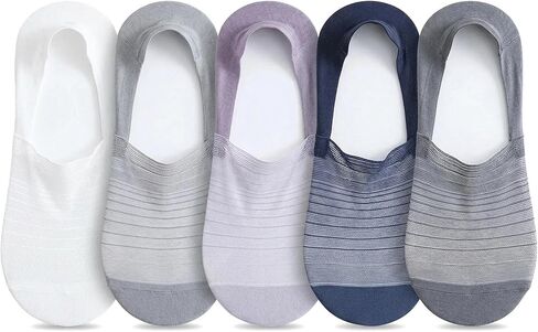 Silk No-Show Socks Ultra Low Cut Breathable-Invisible Ice Silk Shoe Liners for Men Women with Non-Slip Silicone Grips, Ultra-Thin & Moisture-Wicking for Loafers Sneakers Casual Wear in Saudi Arabia