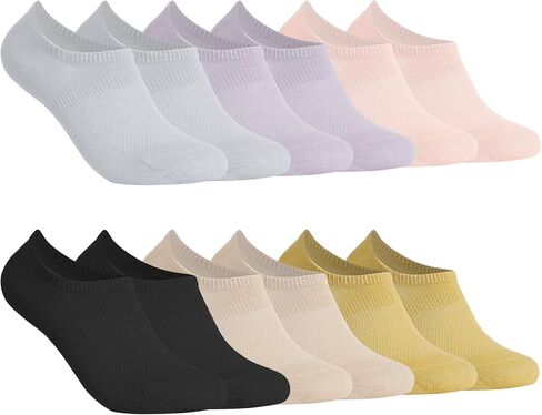 No Show Socks Womens, Low Cut Athletic Hidden Liner Sock Thin Mesh Breathable Invisible Running Socks 6/8 Pairs in Kuwait