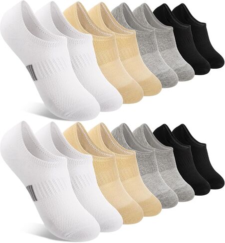 No Show Socks Womens, Low Cut Athletic Hidden Liner Sock Thin Mesh Breathable Invisible Running Socks 6/8 Pairs in Kuwait