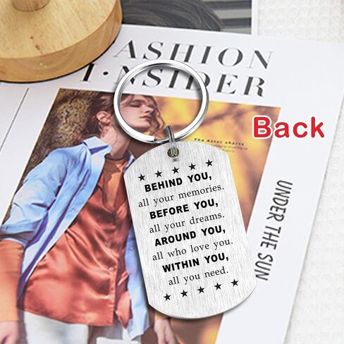 Emideary Class of 2026 Graduation Gifts - Funny Graduation Keychain for Son Daughter, Stainless Steel Senior Gift for Teens Boys Girls, Don't Do Stupid Stuff Graduate Present in Saudi Arabia