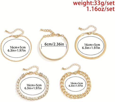 Gold Bangle Bracelets for Women, Elegant Stackable Gold Bangle & Cuff Bracelet Set, Perfect Jewelry Gifts for Women in Kuwait