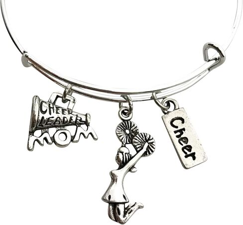 Cheerleader Mom Bracelet Gift for Women, Cheer Mom Jewelry in Saudi Arabia