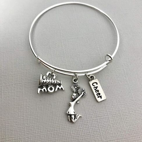 Cheerleader Mom Bracelet Gift for Women, Cheer Mom Jewelry in Saudi Arabia