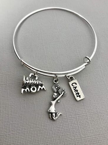 Cheerleader Mom Bracelet Gift for Women, Cheer Mom Jewelry in Saudi Arabia