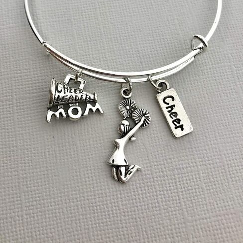 Cheerleader Mom Bracelet Gift for Women, Cheer Mom Jewelry in Saudi Arabia