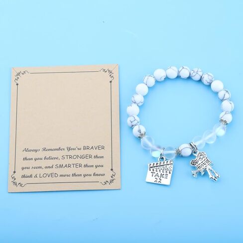 FUSTMW Movie Camera Bracelet Film Director Student Gifts Filmmaker Gifts Movie lover Gift (bracelet) in Kuwait