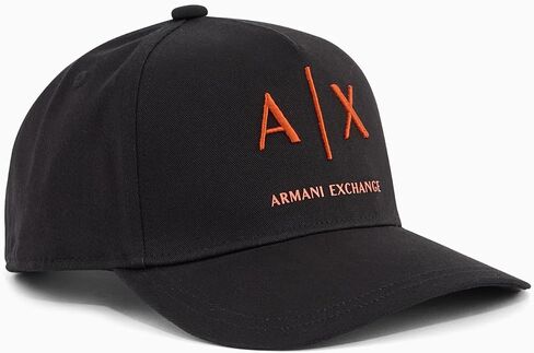 Armani Exchange Cotton Twill Logo Baseball Hat in Kuwait