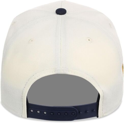 Corona Beer 2-Tone A-Frame Adjustable Snapback Cap (Cream/Navy, One Size) | 100% Cotton Outdoor Sports Baseball Cap for Men and Women | Beer Inspired Apparel in Saudi Arabia
