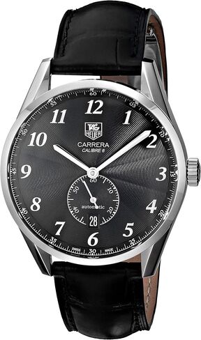 TAG Heuer Men's WAS2110.FC6180 Carrera Watch With Black Leather Band in Saudi Arabia