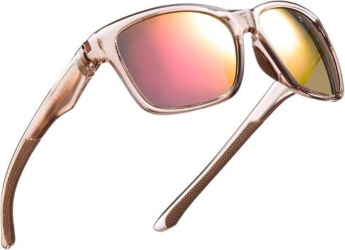 Z87 Sunglasses for Women Polarized | Safety Glasses Pickleball Fishing Running Driving Softball Baseball Construction Pink in Saudi Arabia