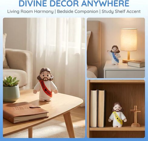 60Pcs Little Jesus Figures with 3 Different Poses, Assorted Colors Religious Figurines for Home and Church Decor in Saudi Arabia