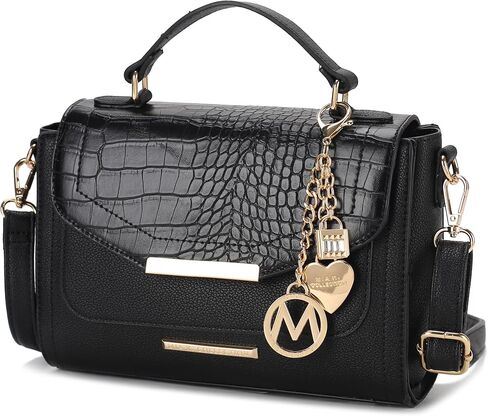 MKF Collection Croco Shoulder Bag for Women, Crossbody Handbag Crossover Ladies Purses in Kuwait