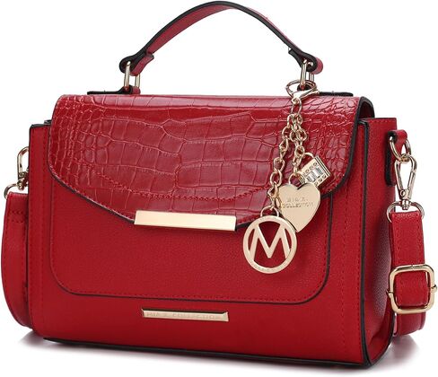MKF Collection Croco Shoulder Bag for Women, Crossbody Handbag Crossover Ladies Purses in Kuwait