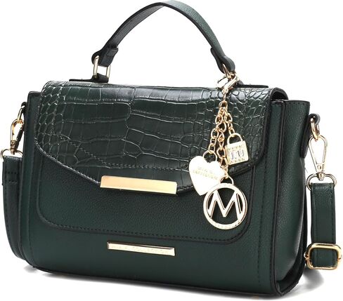 MKF Collection Croco Shoulder Bag for Women, Crossbody Handbag Crossover Ladies Purses in Kuwait
