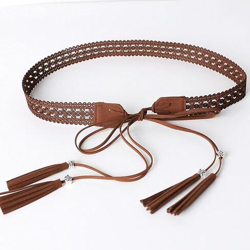 Boho Waist Belt For Women Trendy Casual Elegant Skinny Cute Tie Waist Belt For Dresses Jeans Skirts in Kuwait