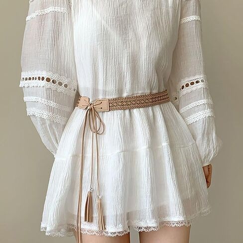 Boho Waist Belt For Women Trendy Casual Elegant Skinny Cute Tie Waist Belt For Dresses Jeans Skirts in Kuwait