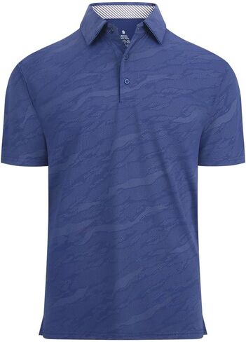 Mens Golf Shirts Short Sleeve Polo Shirt Dry Fit Performance Moisture Wicking Casual Quick Dry Golf Shirt for Men in Kuwait