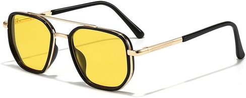 HYLLE Polarized Aviator Sunglasses for Women Tangle Free Square Sun Glasses Shades Driving UV400 Protection in Saudi Arabia