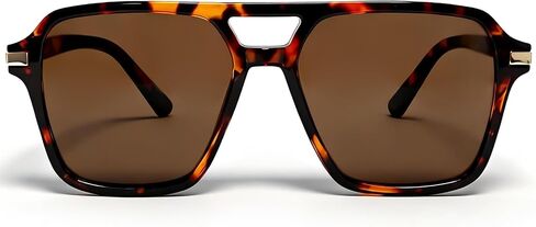 VISOONE Oversized Square Aviator Sunglasses for Women Men Flat Top Shades Regan in Kuwait