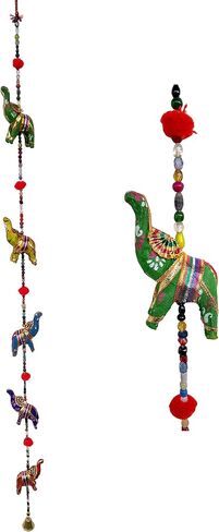 Indian Traditional Five Elephant Hanging Layer Door Hanging, Wall Hanging, Decorative Hanging Layer in Saudi Arabia