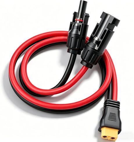 COMeap Solar Panel Cable for Ecoflow 10AWG, Compatible with MC-4 to XT60 Plug Solar Panel Connector Adapter Extension for Portable Power Station Solar Generator RV 3.4ft(1.04m) in Kuwait