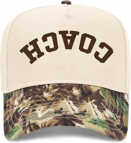 Coaching Sports Upside Down Hat | Premium Adjustable Snapback Baseball Vintage Trucker Hats for Men & Women in Kuwait