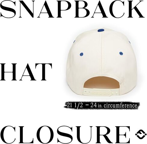 قبعة Snapback كلاسيكية بلونين - أزرق/بيج in Kuwait