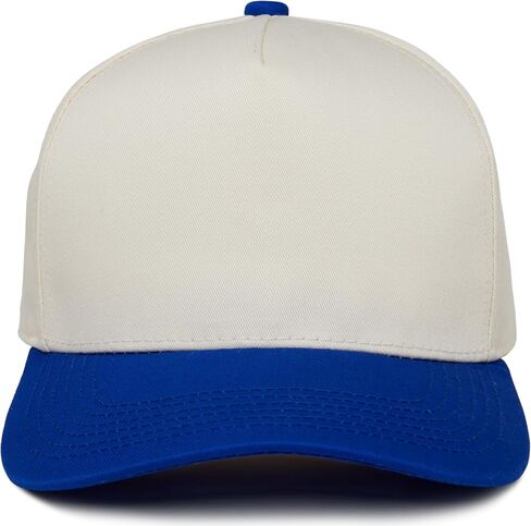 قبعة Snapback كلاسيكية بلونين - أزرق/بيج in Kuwait