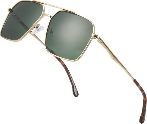 نظارات شمسية ZENOTTIC مستقطبة Aviator للرجال: حماية من الأشعة فوق البنفسجية 400، ظلال عصرية مضادة للوهج - أزياء قيادة وصيد الأسماك والجولف in Kuwait