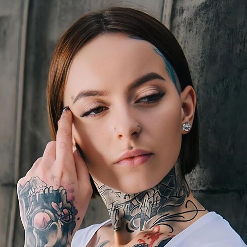 2Pcs 6G-16mm Gauges For Ears Stainless Steel Screw Ear Tunnels Plugs Hypoallergenic Ear Stretcher Expander Jewelry for Women Men in Kuwait