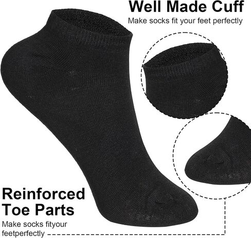 100Pairs Low Cut Ankle Socks Bulk, No Show Athletic Sock for Women Men, Thin Breathable Casual Short Socks, Black Unisex Adult Sock Pack for Winter Christmas Homeless Gifts in Saudi Arabia