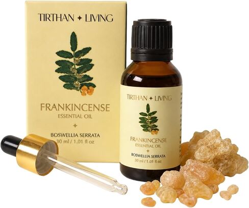 Pure Frankincense Essential Oil (1.01fl oz/30ml) – Natural Oil for Diffusers, Aroma, Soap & Candle Making & Home Fragrance in Kuwait