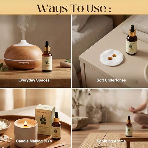 Pure Frankincense Essential Oil (1.01fl oz/30ml) – Natural Oil for Diffusers, Aroma, Soap & Candle Making & Home Fragrance in Kuwait