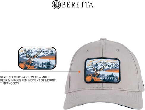 Beretta Men's USA 250th Anniversary Hat - Limited Edition Patriotic State Initials Embroidered Baseball Cap, Adjustable Fit in Kuwait