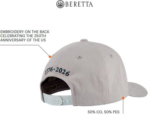 Beretta Men's USA 250th Anniversary Hat - Limited Edition Patriotic State Initials Embroidered Baseball Cap, Adjustable Fit in Kuwait