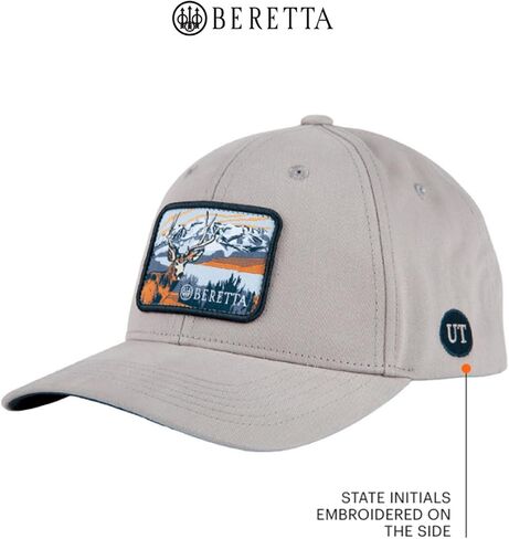 Beretta Men's USA 250th Anniversary Hat - Limited Edition Patriotic State Initials Embroidered Baseball Cap, Adjustable Fit in Kuwait