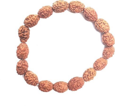 سوار رودراكشا للرجال والنساء بوجهين، 3 موخي، 4 موخي، 5 وجه، 6 موخي، 7 موخي، 8 موخي، 9 موخي، 10 موخي، 11 موخي هيمالايا رودراكشا سوار معصم من خرز رودراكشا لليوجا والتأمل والشفاء in Kuwait