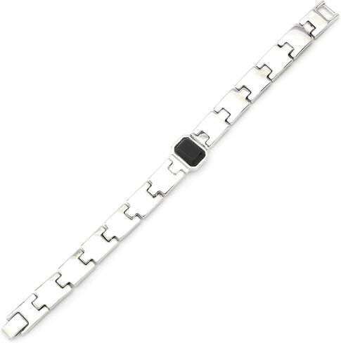 Steve Madden Women's Stone Gem Watch Chain Bracelet in Kuwait