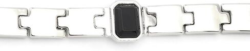 Steve Madden Women's Stone Gem Watch Chain Bracelet in Kuwait