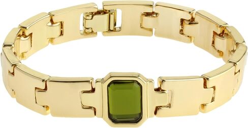 Steve Madden Women's Stone Gem Watch Chain Bracelet in Kuwait