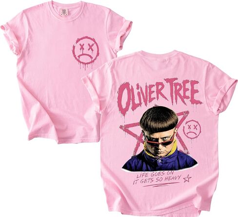 Oliver Music Tree Tshirt - Graphic Unisex Y2k Clothing - Memorial for Fans Tee in Kuwait