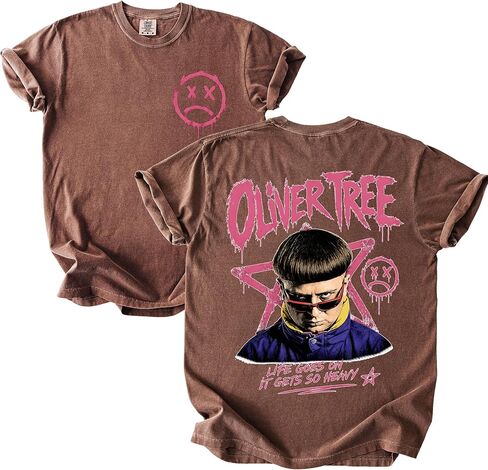Oliver Music Tree Tshirt - Graphic Unisex Y2k Clothing - Memorial for Fans Tee in Kuwait