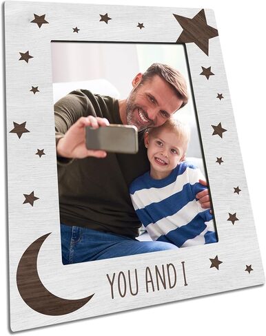 Grandpa Picture Frame - We Love Our Grandpa - Wooden Picture Frame For Desktop, Shelf, Counter Display, Birthday Father's Day Valentine's Day Gifts for Grandfather From Grandchildren -A10 in Saudi Arabia