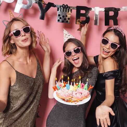 12 Pack Pink Checkered Sunglasses Bulk Pink Sunglasses for Women Bachelorette Party Decor Photography Props Summer Pool Beach Birthday Party Supplies in Saudi Arabia