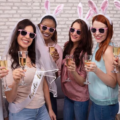 12 Pack Pink Checkered Sunglasses Bulk Pink Sunglasses for Women Bachelorette Party Decor Photography Props Summer Pool Beach Birthday Party Supplies in Saudi Arabia