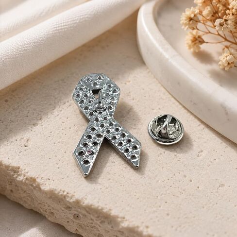 Funny Pink Ribbon Pin - Enamel Cancer Awareness Pins Brooch for Backpacks, Jackets, Hats. Breast Cancer Awareness Brooches Gift for Supporters, Friends in Saudi Arabia