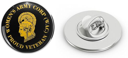 WAC Veteran Women's Army Corp Metal Lapel Hat Pin Tie Tack Pinback 0.75" in Kuwait