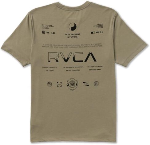 RVCA Men's Split All Over Sport Tech Short Sleeve Performance Tee Shirt in Kuwait