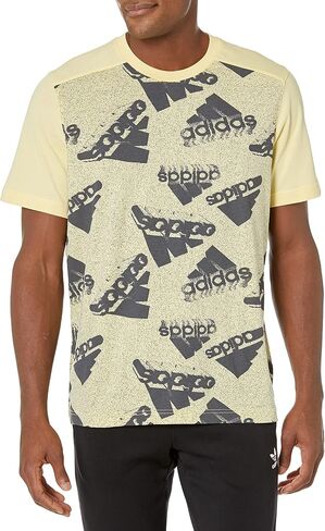 adidas Mens Essentials Brandlove All Oversize Logo Tee in Kuwait